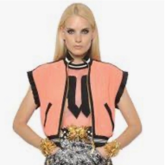 Emanuel Ungaro Logo Cady Bomber Vest - Picture 1 of 12